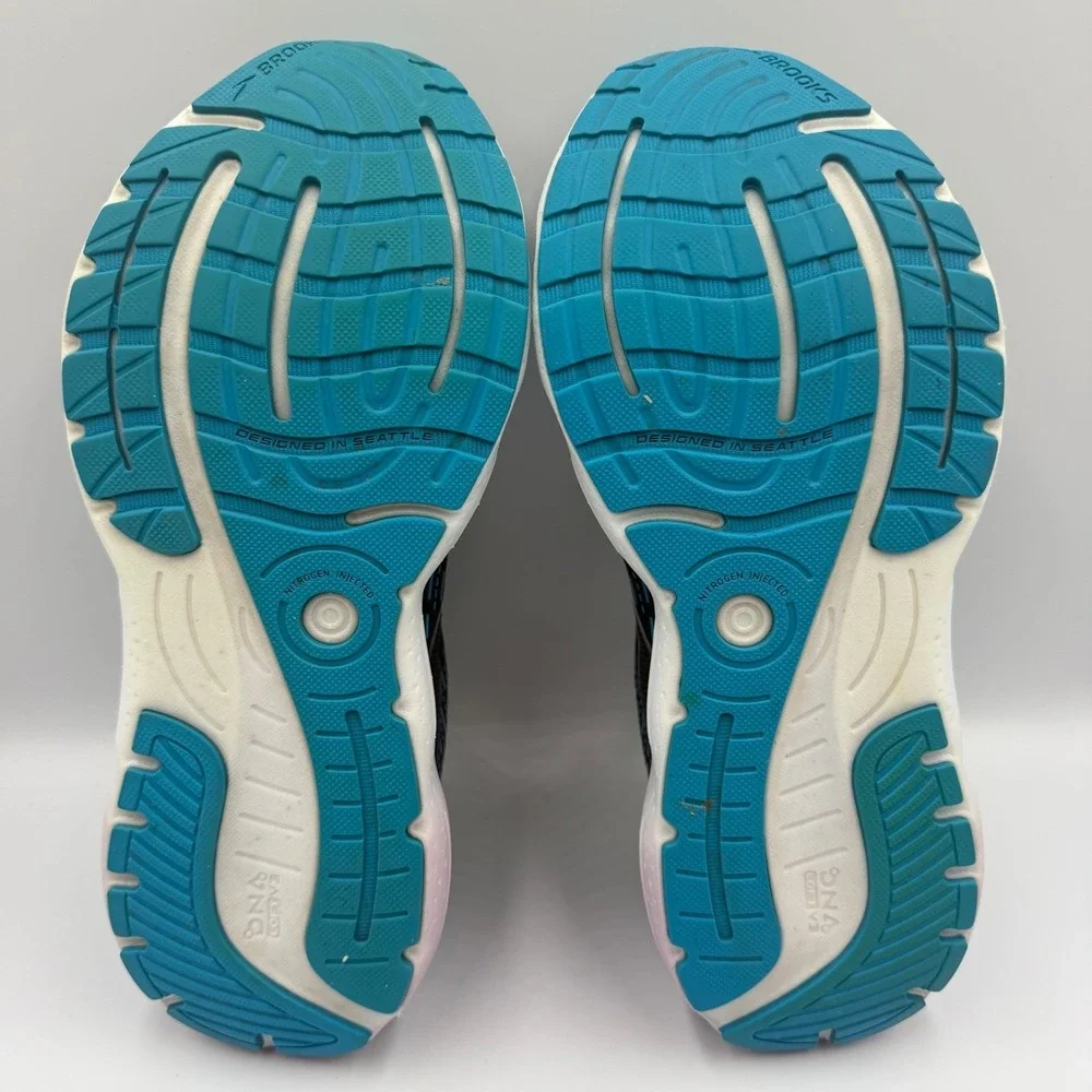 Brooks Glycerin 20 Womens Size 9.5 Blue White Running Shoes Sneakers 1203691B499
